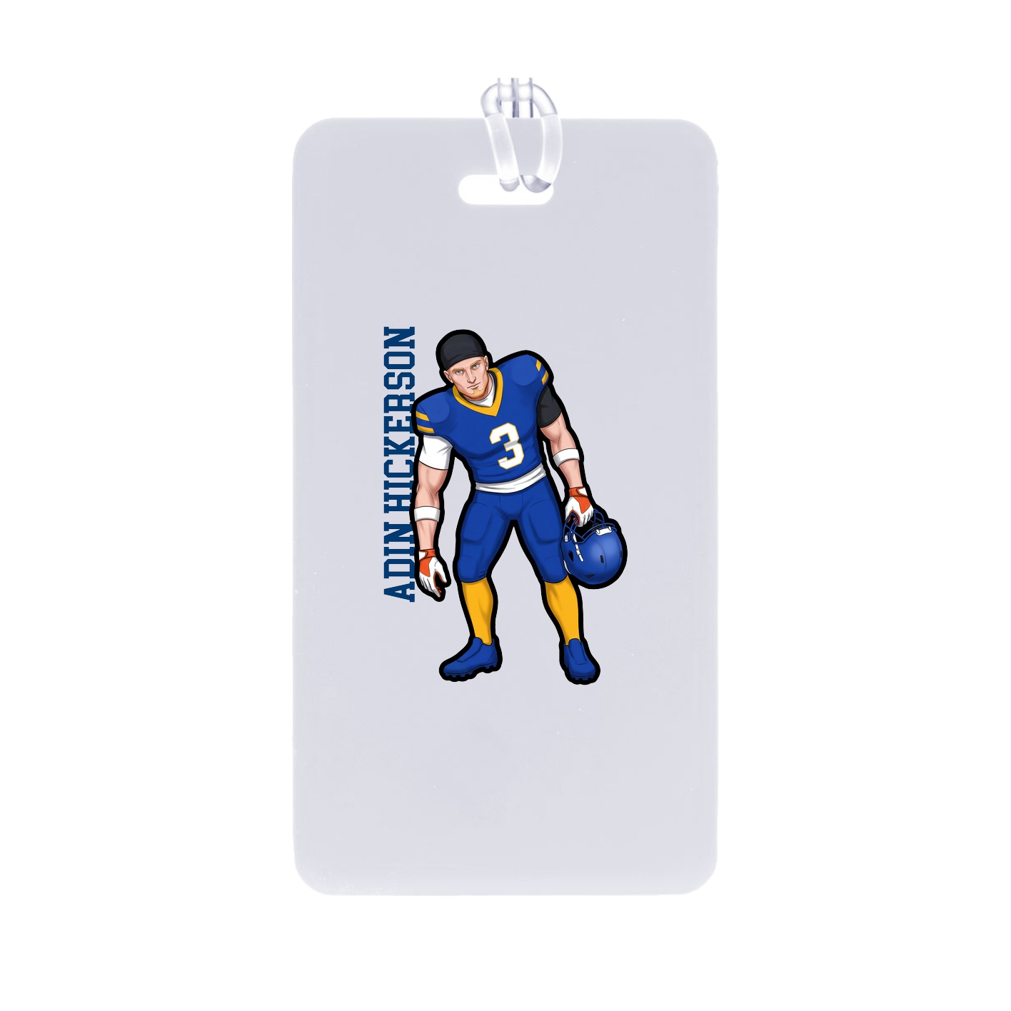 Bag Tag — Name Vertical in Classic