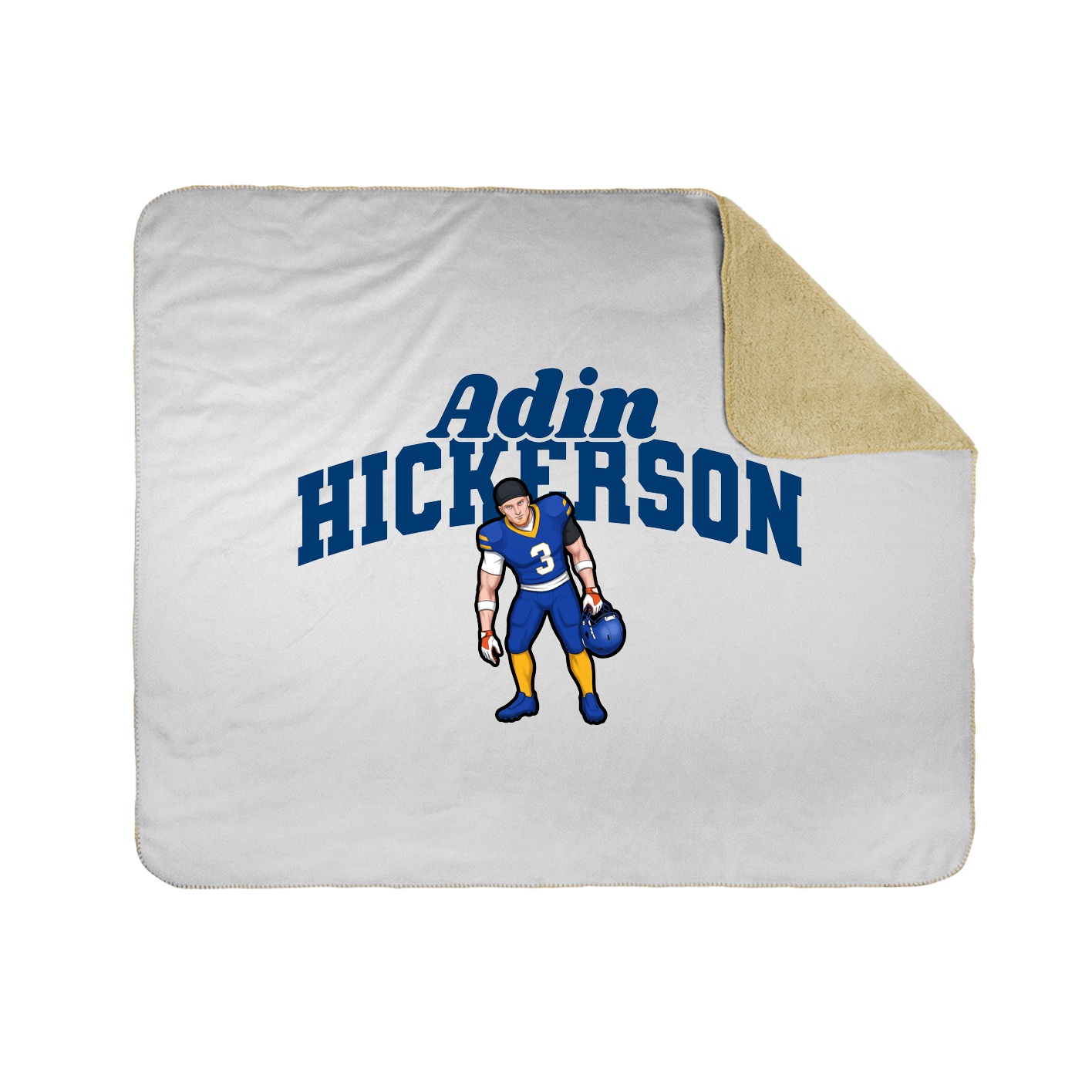 Throw Blanket — Signature Arch in White