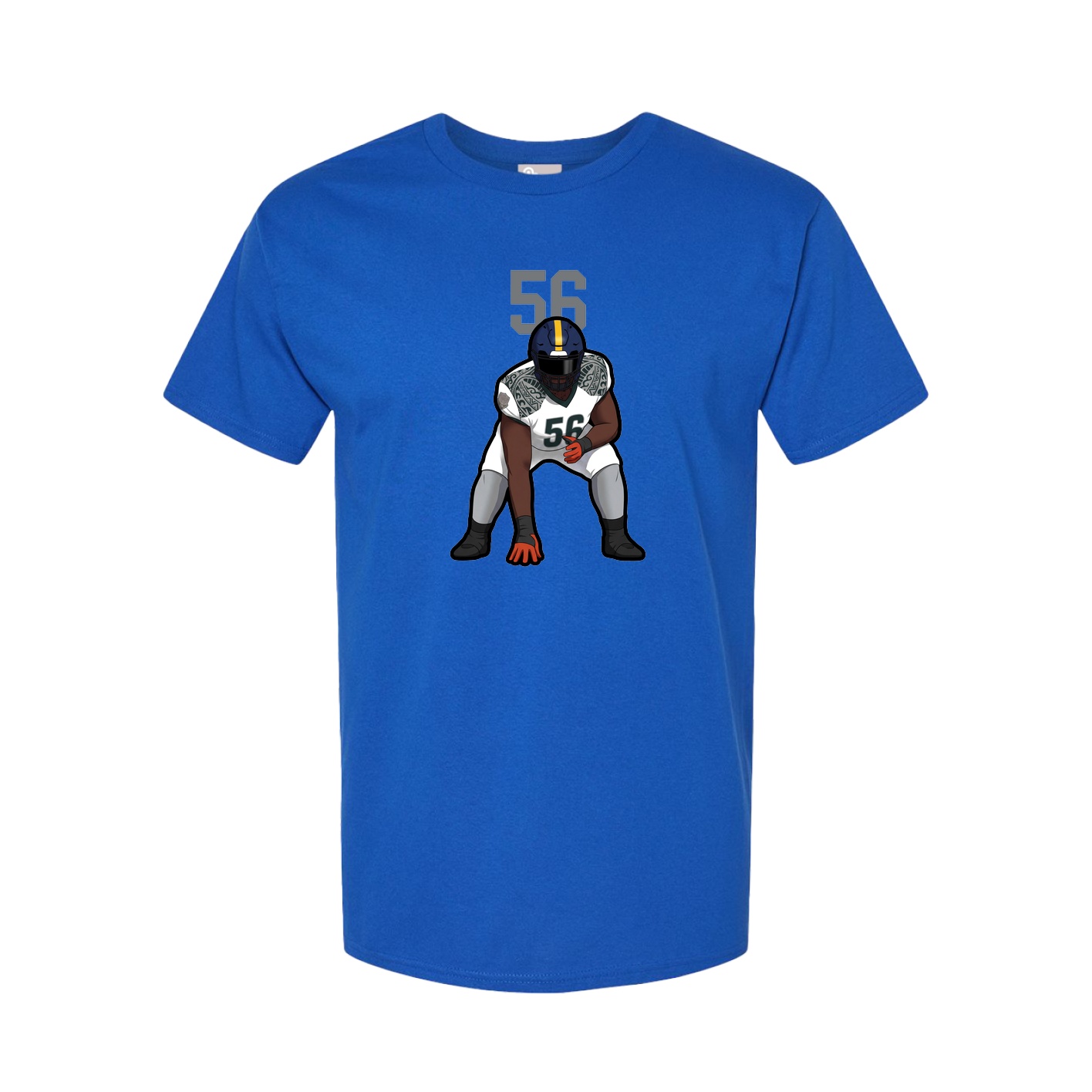 Youth Tee — Number Top in Royal