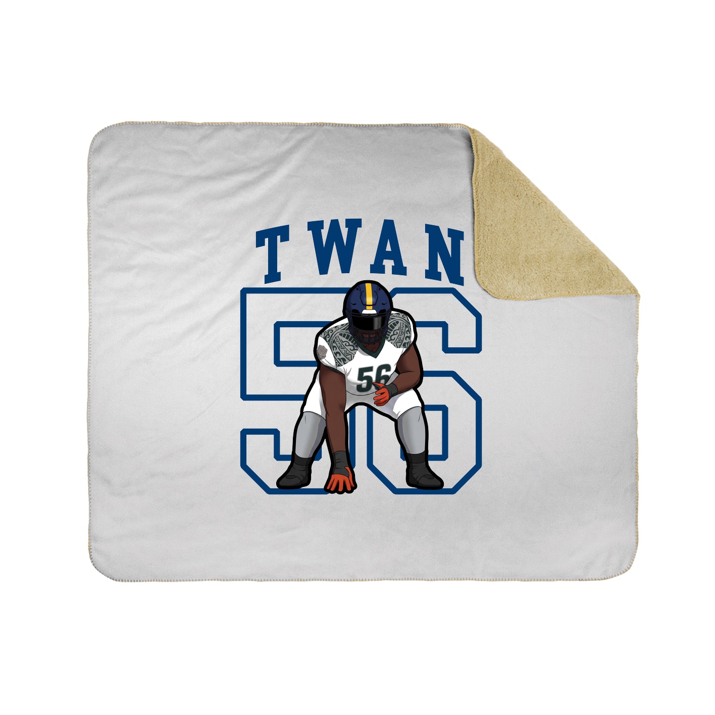 Throw Blanket — Shirsey in White