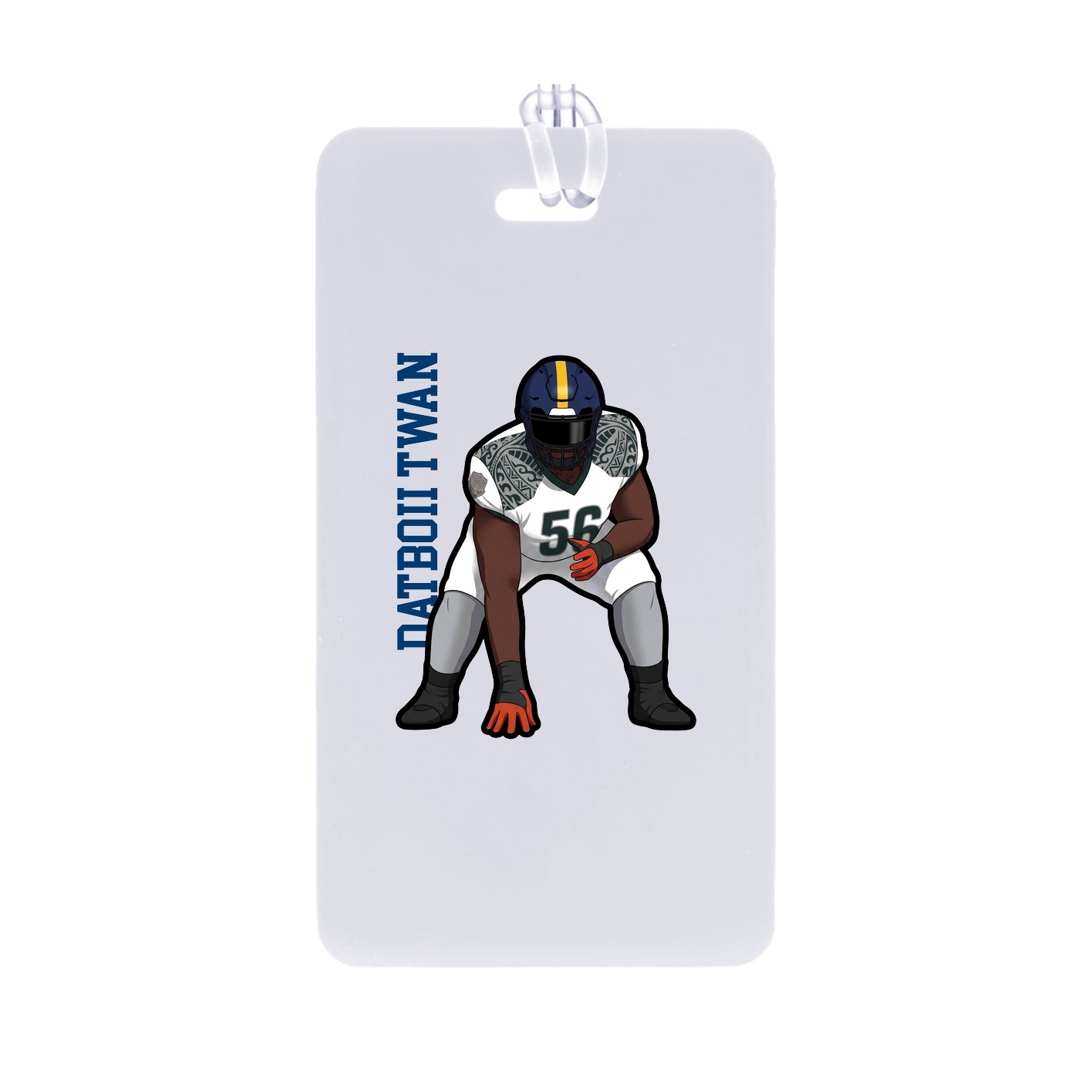 Bag Tag — Name Vertical in Classic