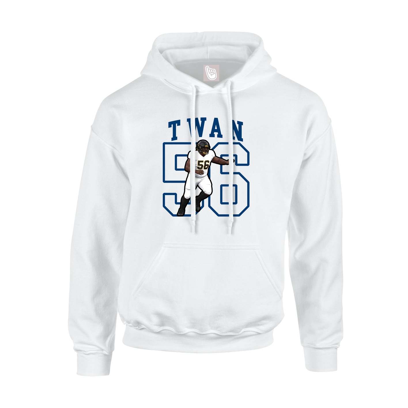 Youth Hoodie — Shirsey in White