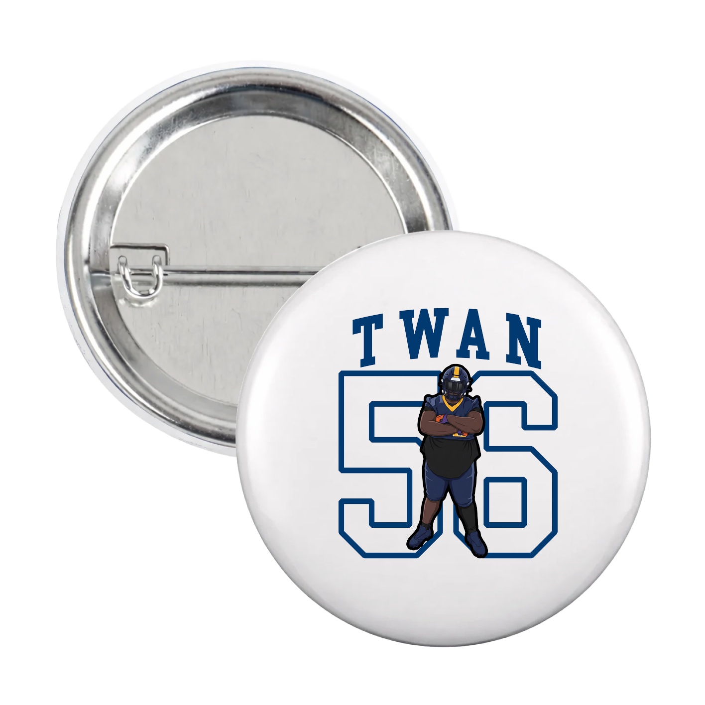 Game Day Button — Shirsey in White
