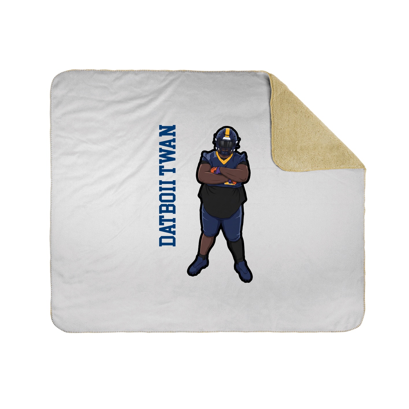 50x60 Sherpa Lined Throw Blanket