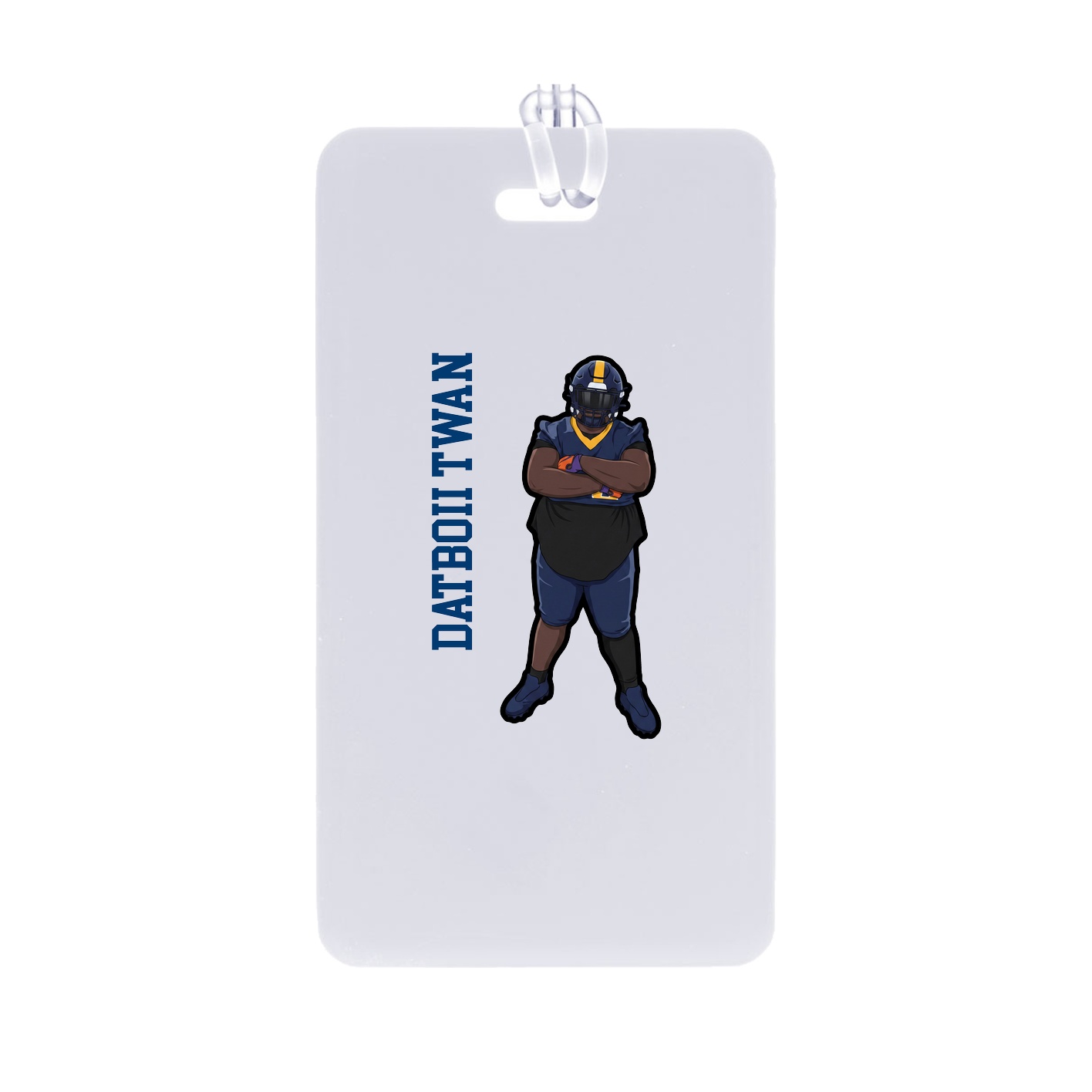 Bag Tag — Name Vertical in Classic