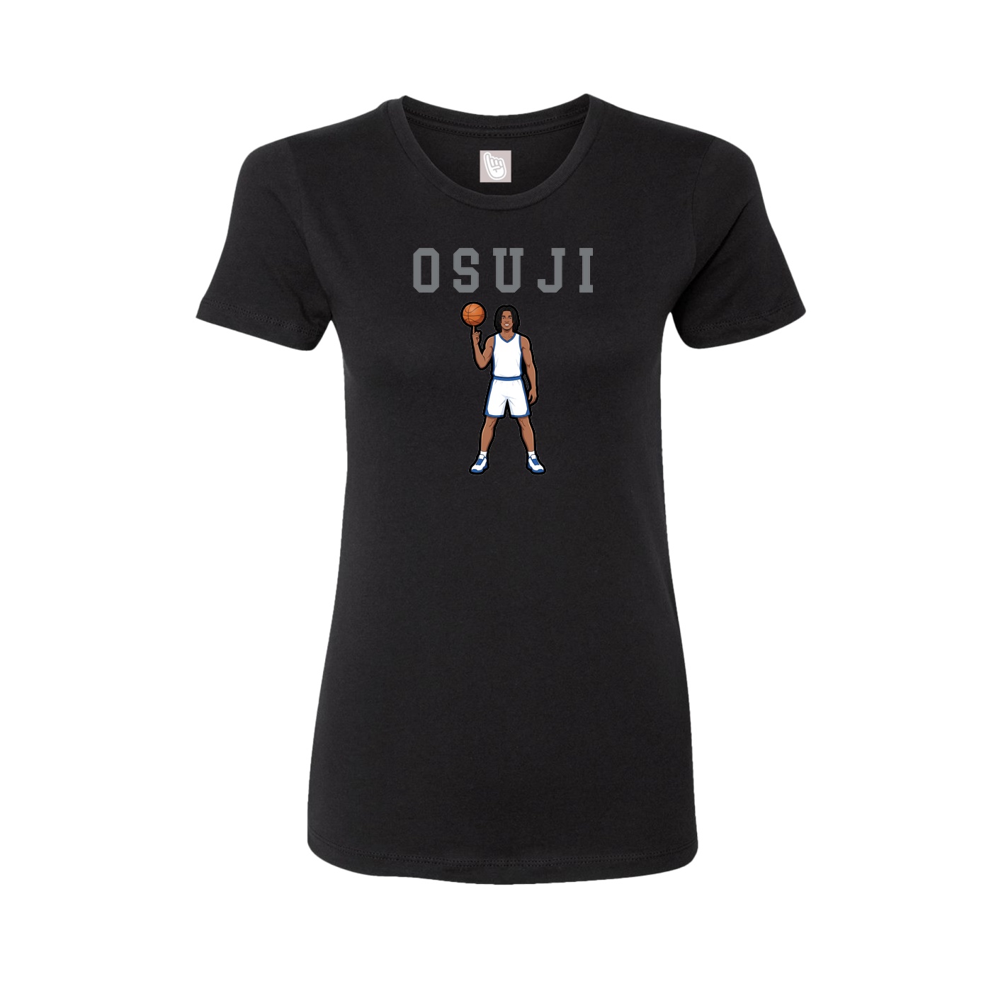 Fitted Women's Tee — Shirsey in Black