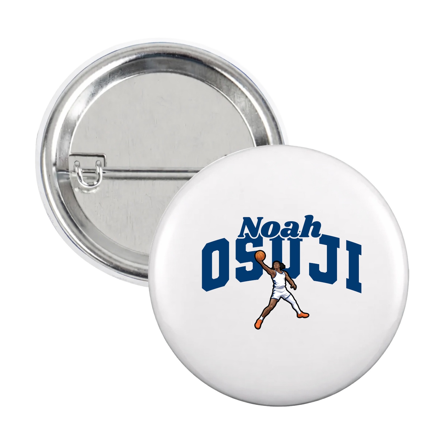 Game Day Button — Signature Arch in White