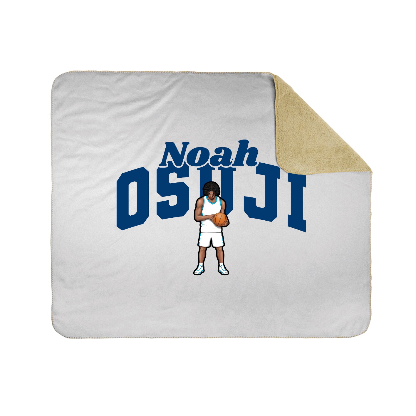 Throw Blanket — Signature Arch in White