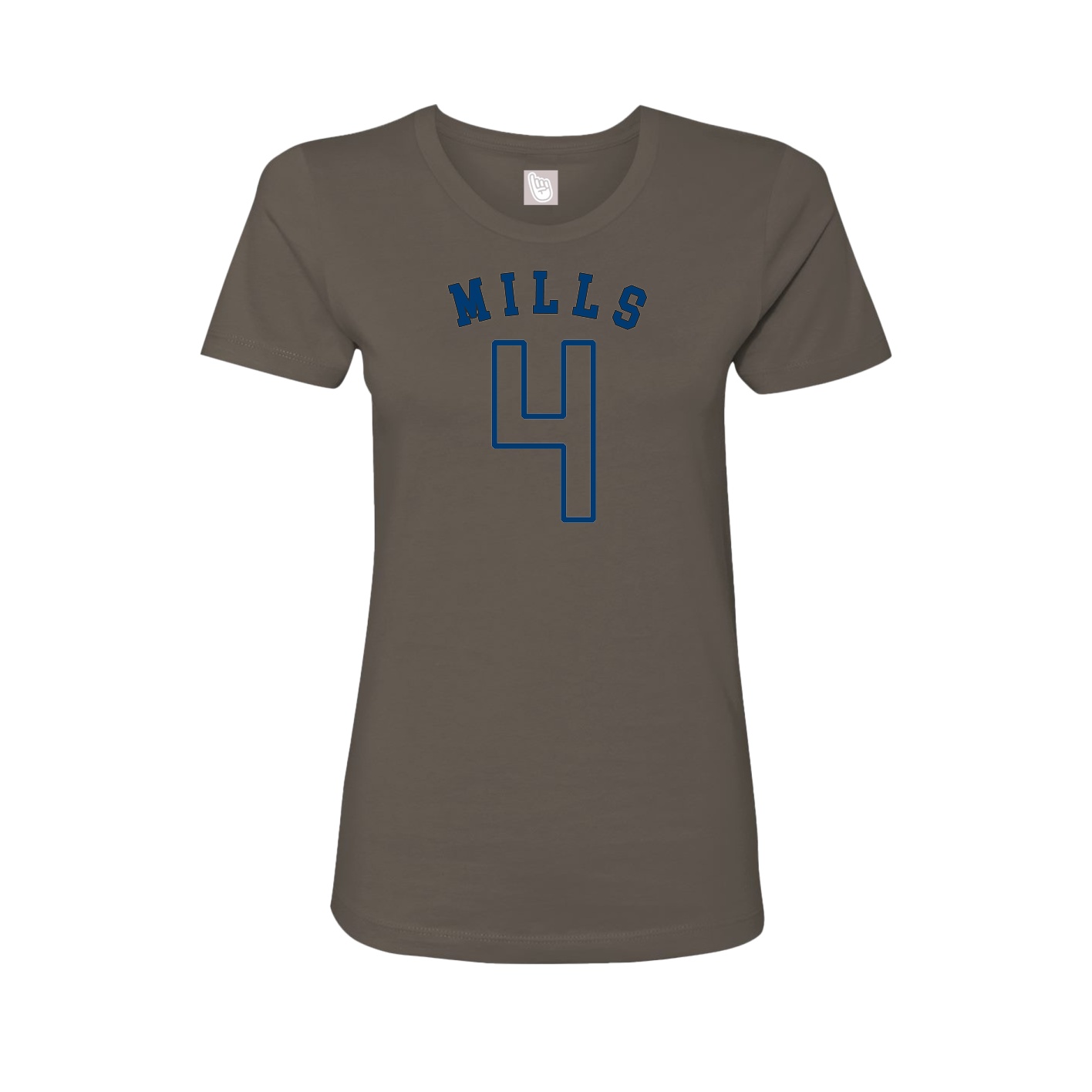 Fitted Women's Tee — Shirsey Arch in Grey