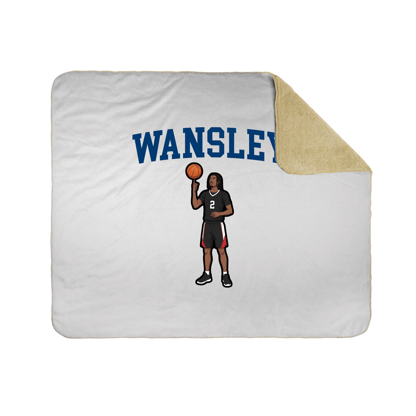 Throw Blanket — Shirsey in White