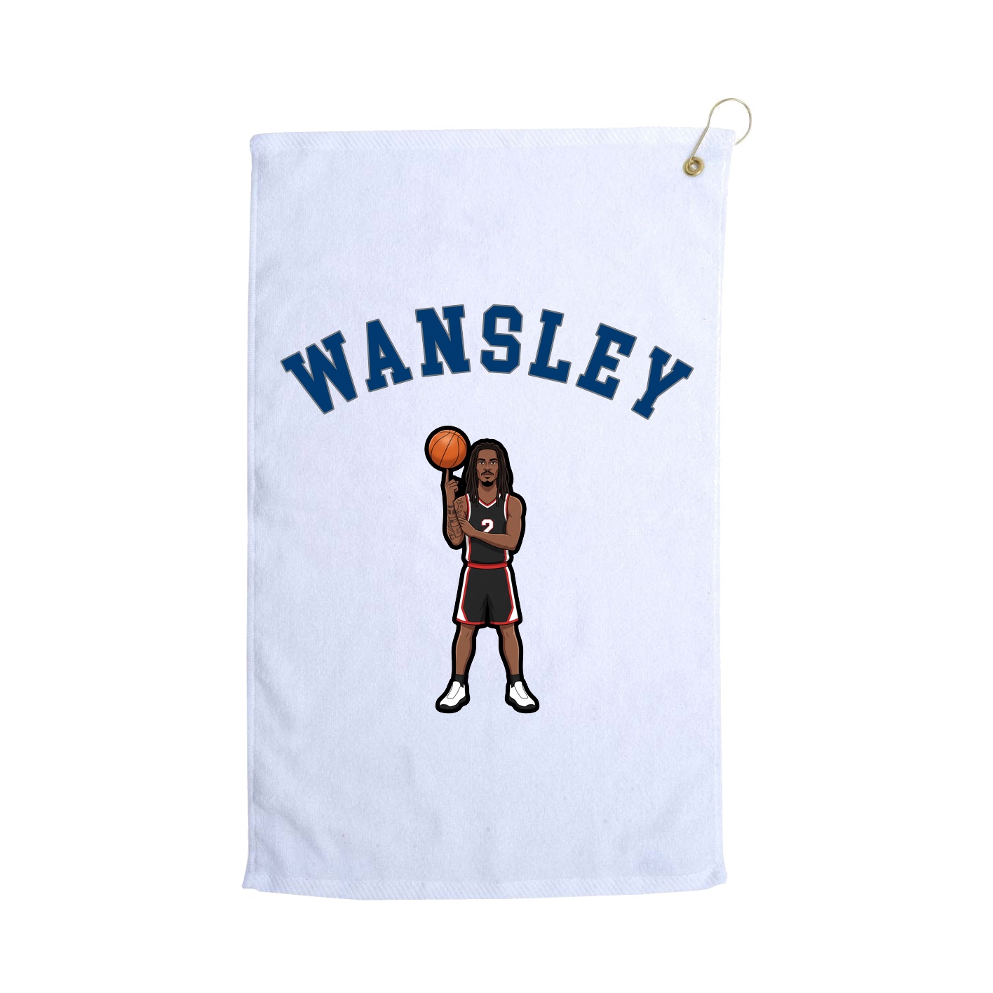 Golf Towel — Shirsey Arch in White