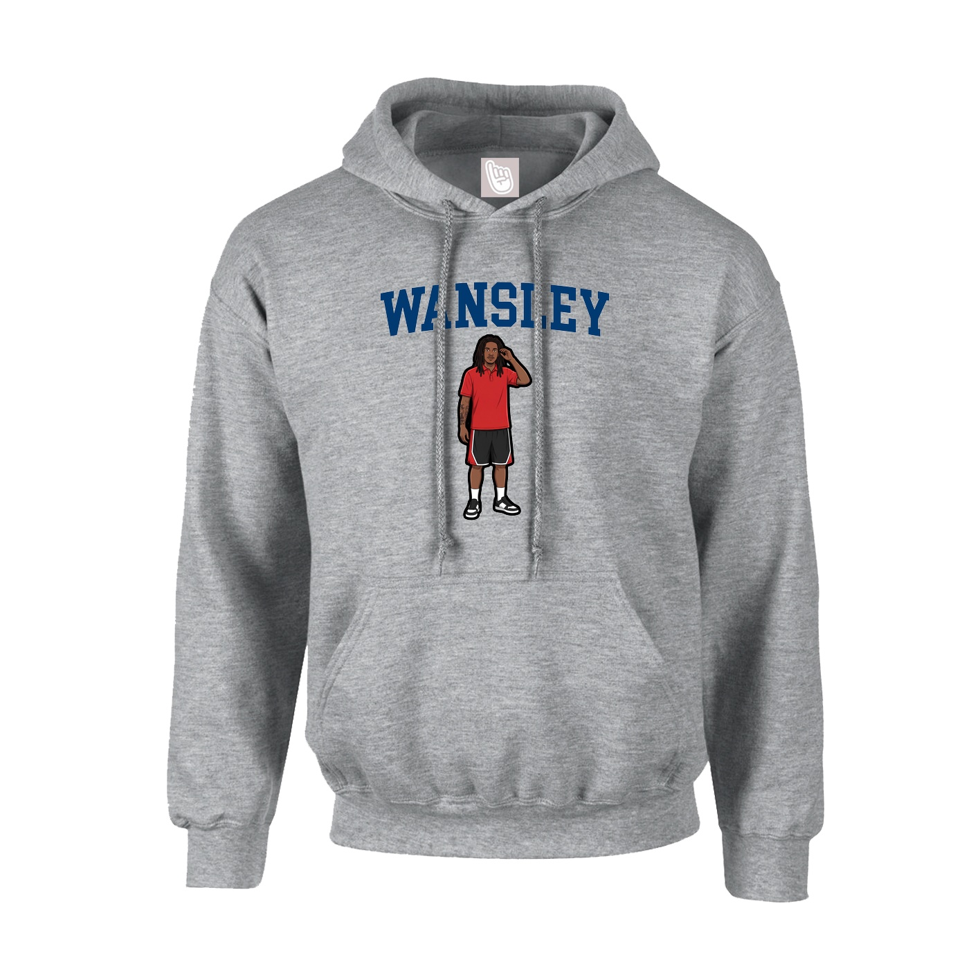 Hoodie — Shirsey in Grey