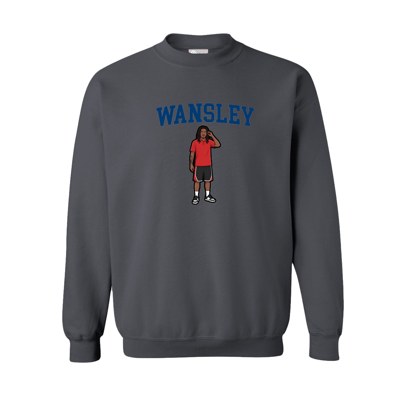Fleece Crew — Shirsey in Grey