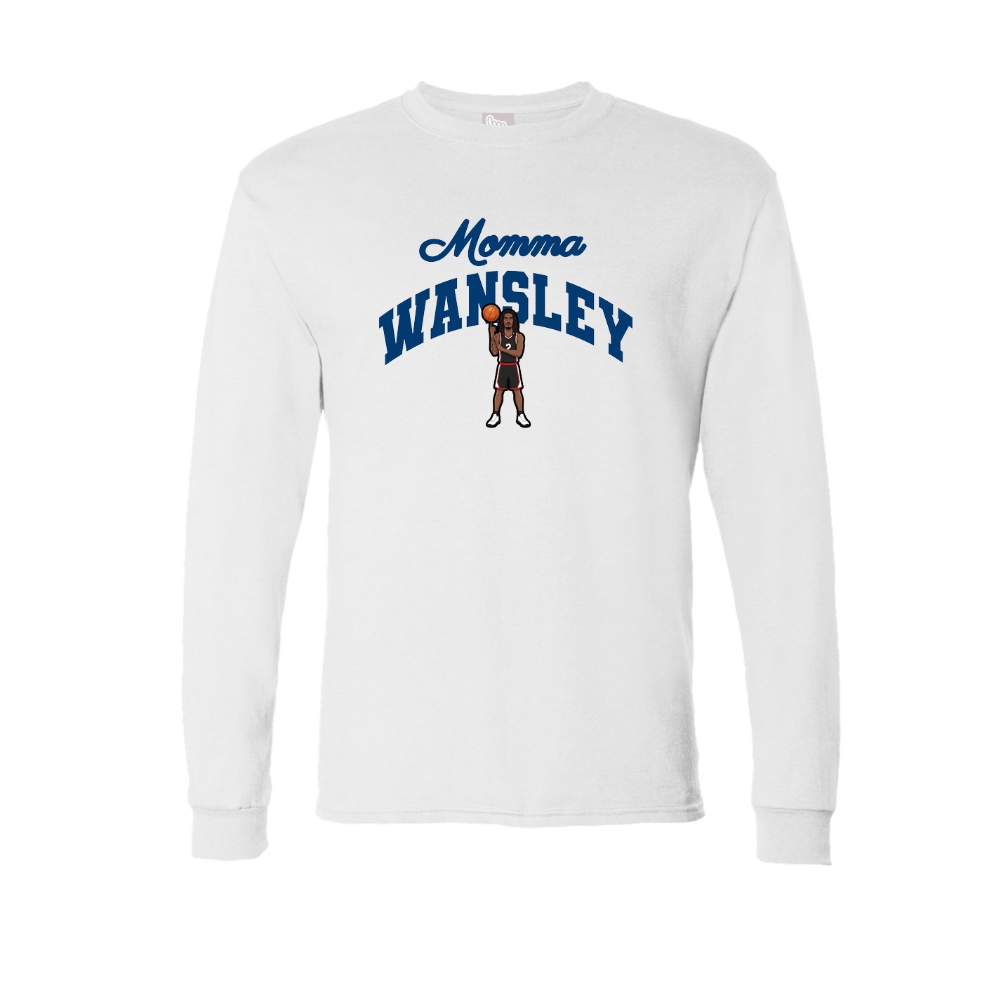 Long Sleeve Tee — Mothers Day Arch in White