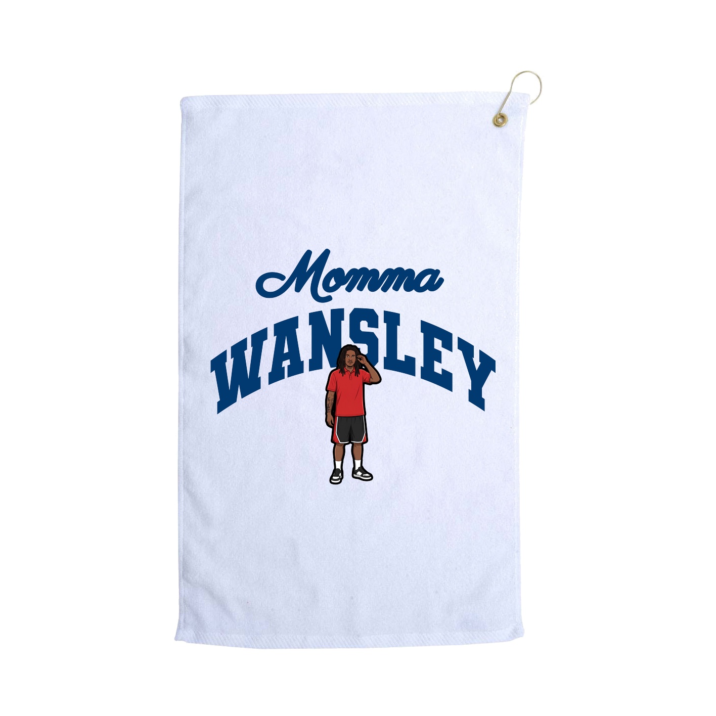 Golf Towel — Mothers Day Arch in White