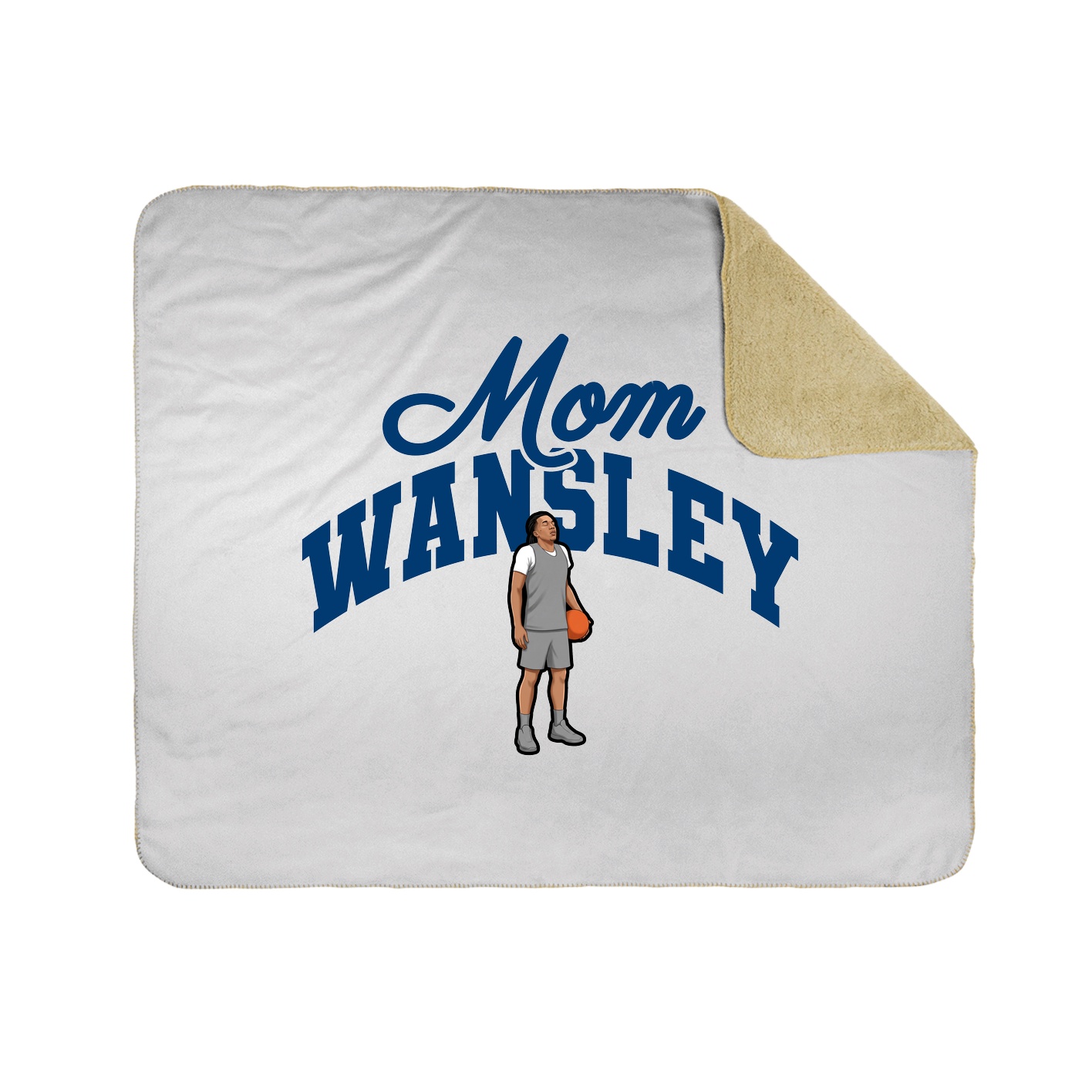 Throw Blanket — Mothers Day Arch in White