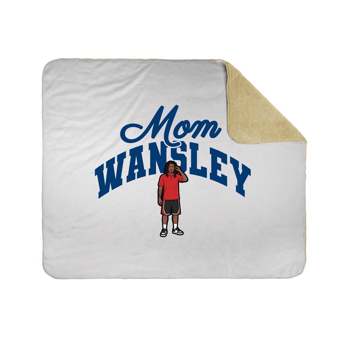 Throw Blanket — Mothers Day Arch in White