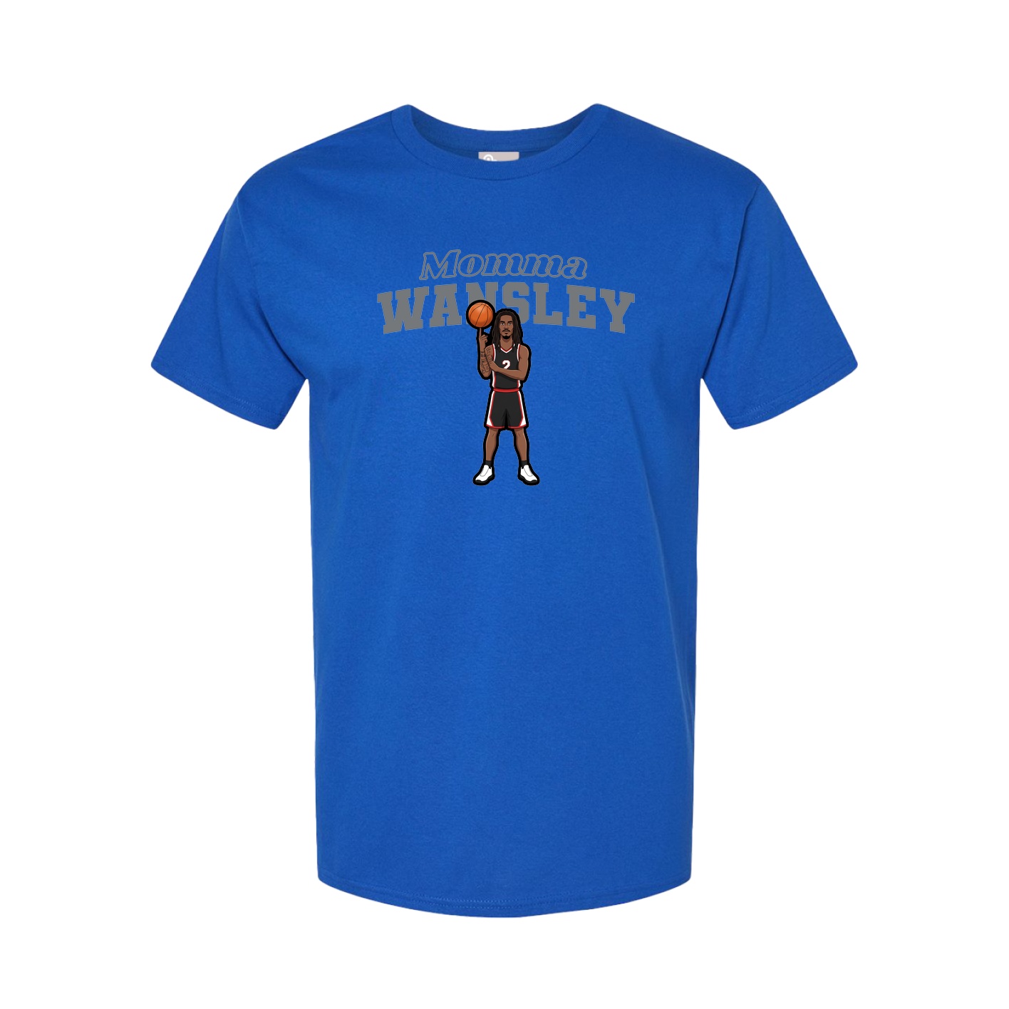 Youth Tee — Mothers Day Block in Royal