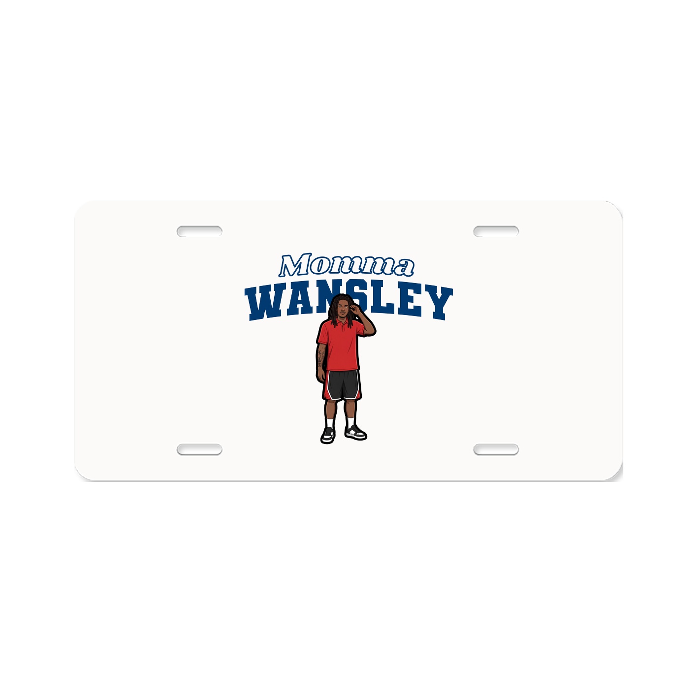 License Plate — Mothers Day Block in Classic