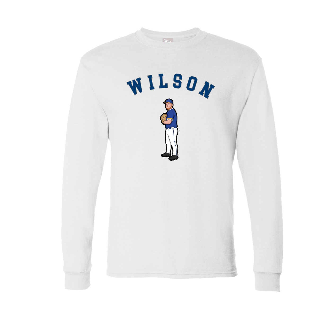 Long Sleeve Tee — Shirsey Arch in White