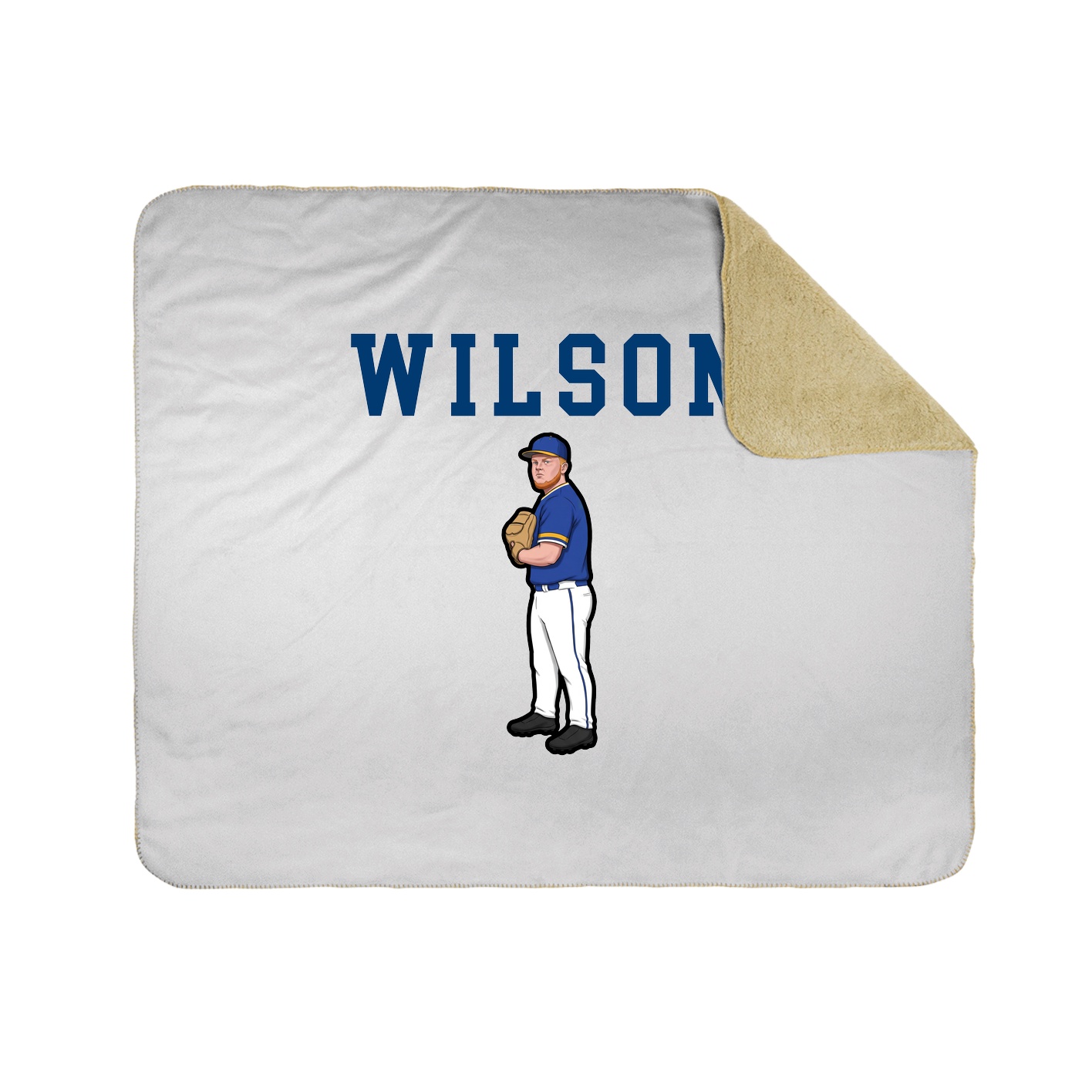 Throw Blanket — Shirsey in White