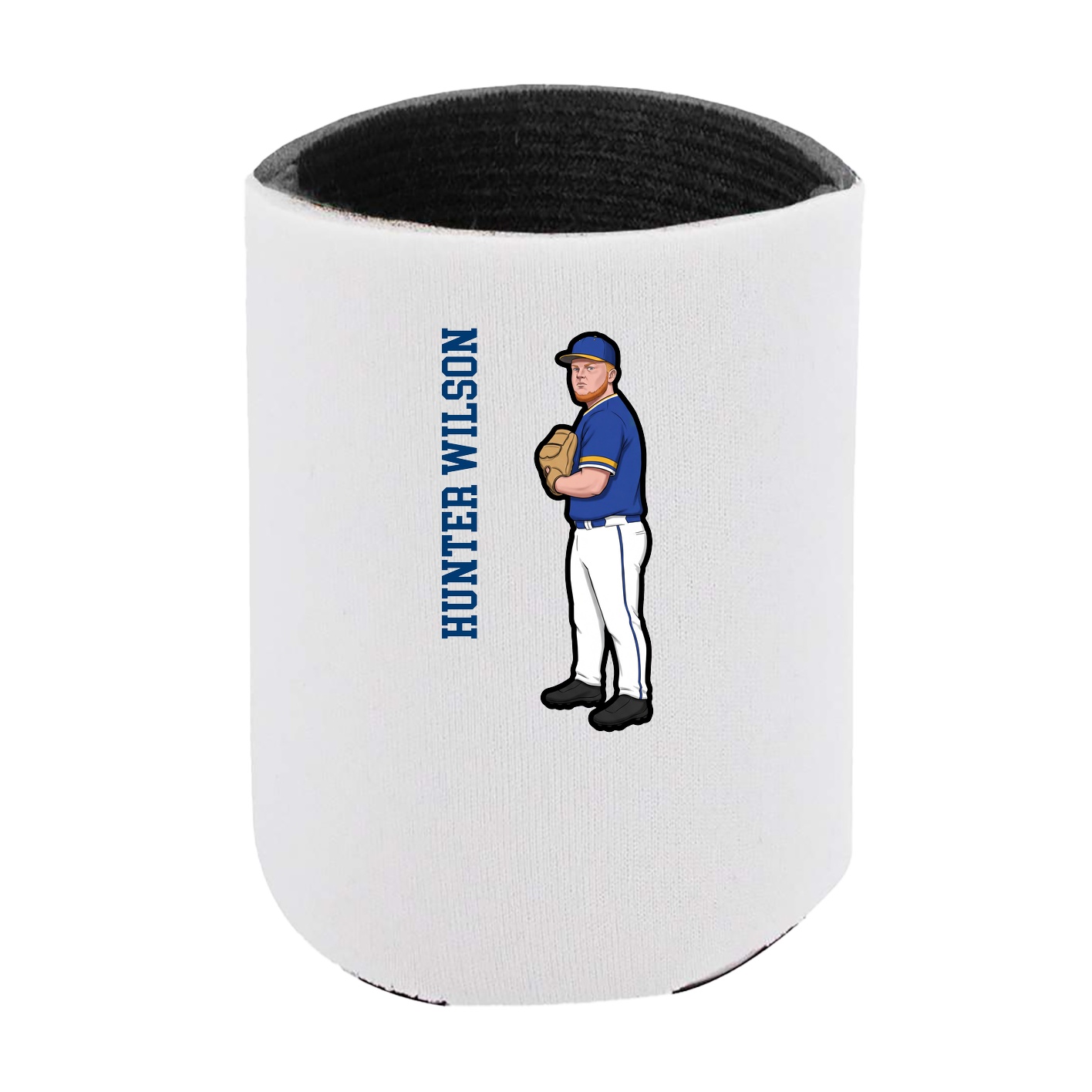Can Holder — Name Vertical in White