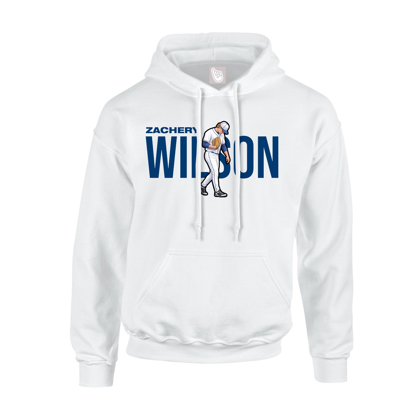 Hoodie — Player Name in White