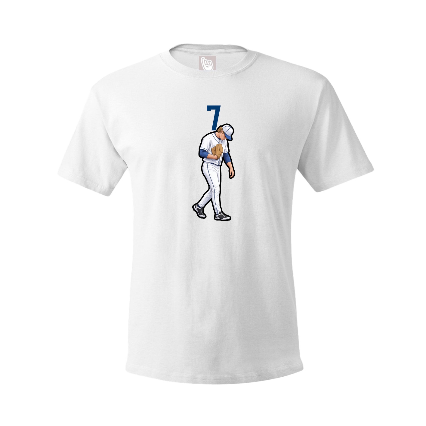 Tee — Number Top in White