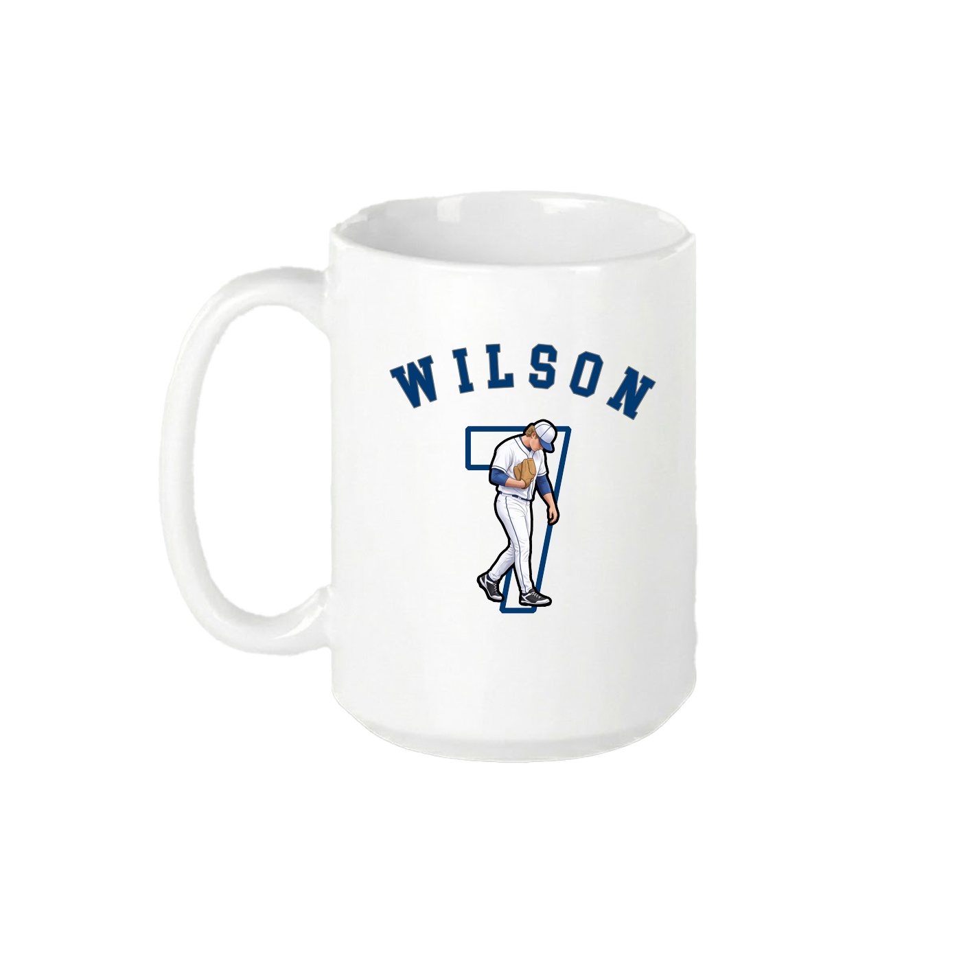 15oz Coffee Mug — Shirsey Arch in White