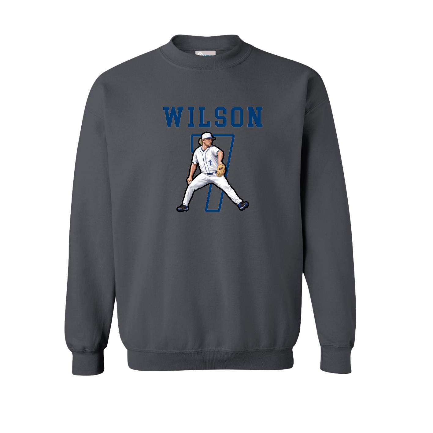 Fleece Crew — Shirsey in Grey