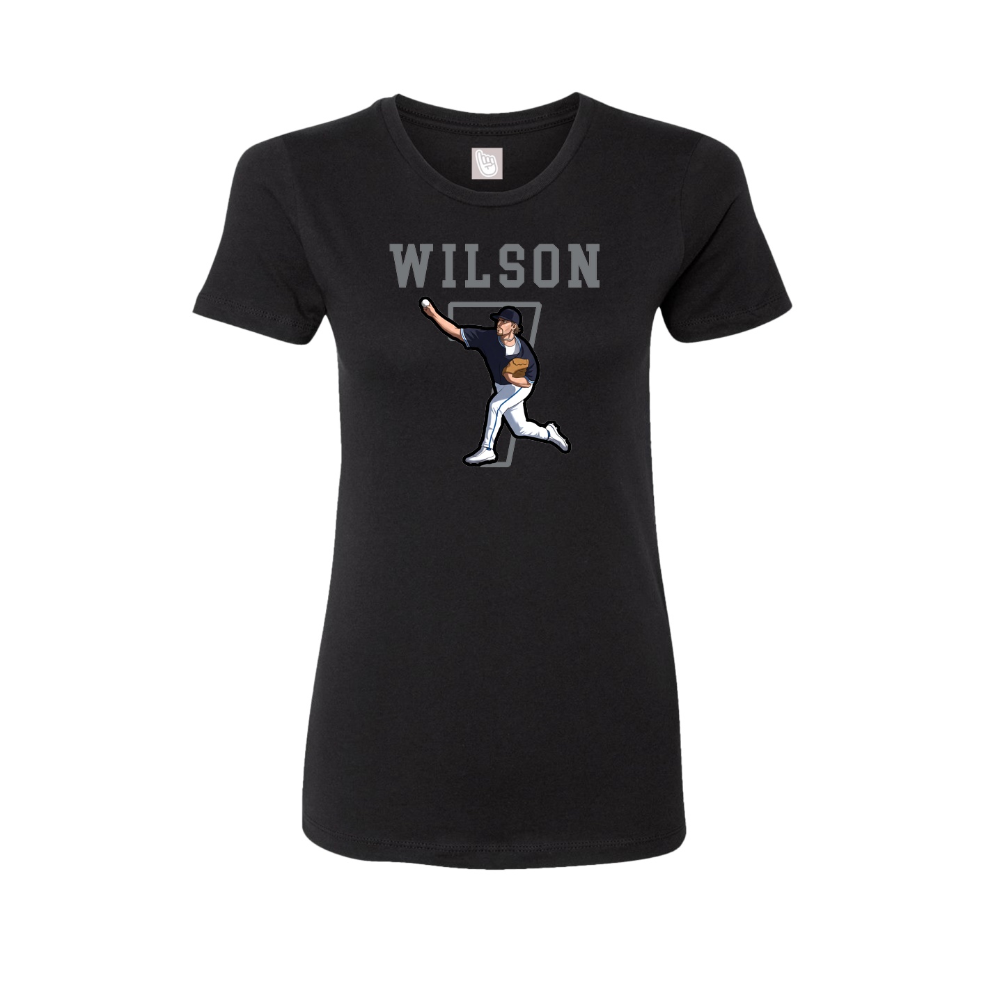 Fitted Women's Tee — Shirsey in Black