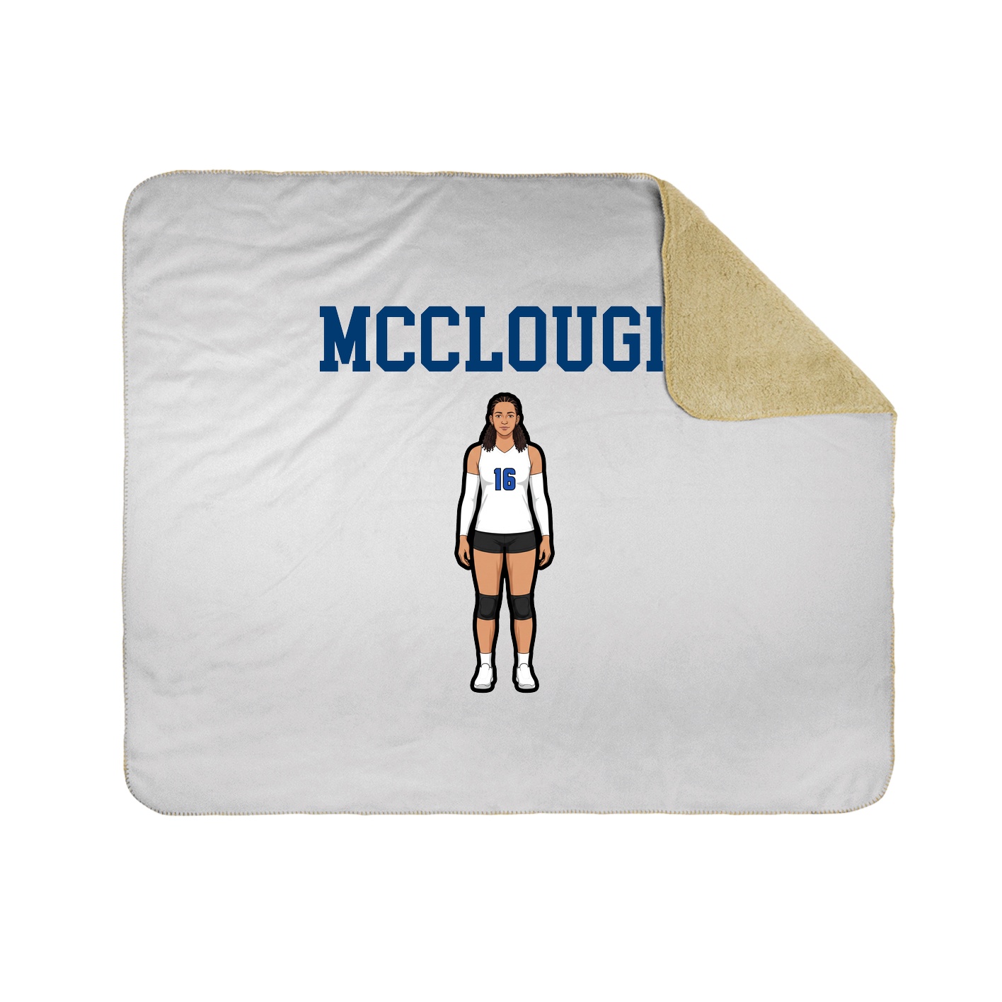 Throw Blanket — Shirsey in White