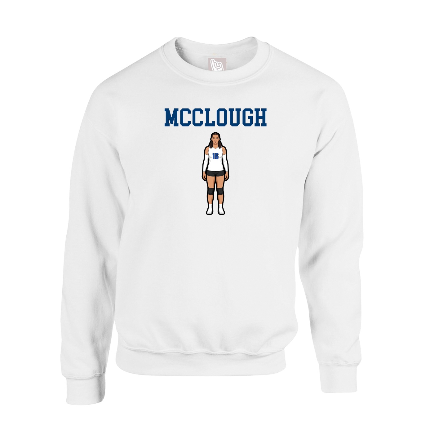 Fleece Crew — Shirsey in White