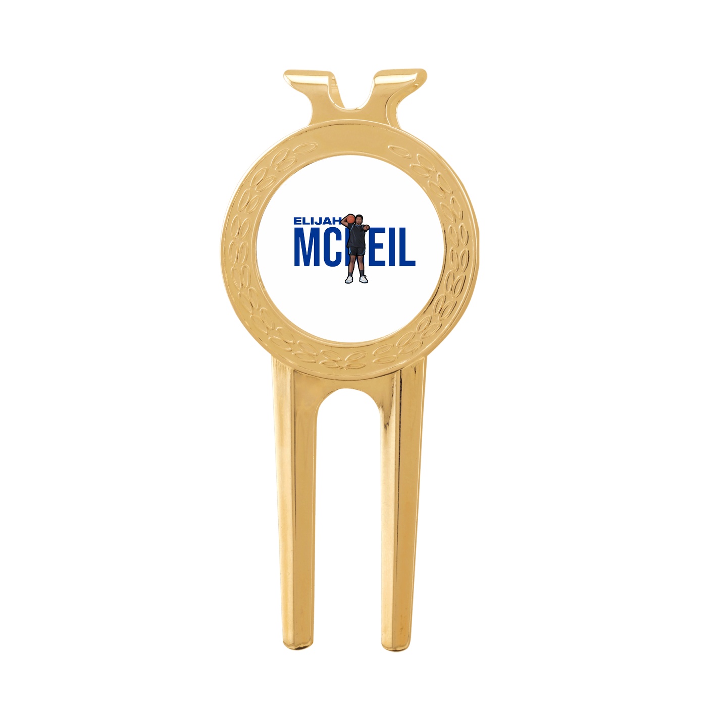 Divot Tool with Ball Marker — Player Name in Classic