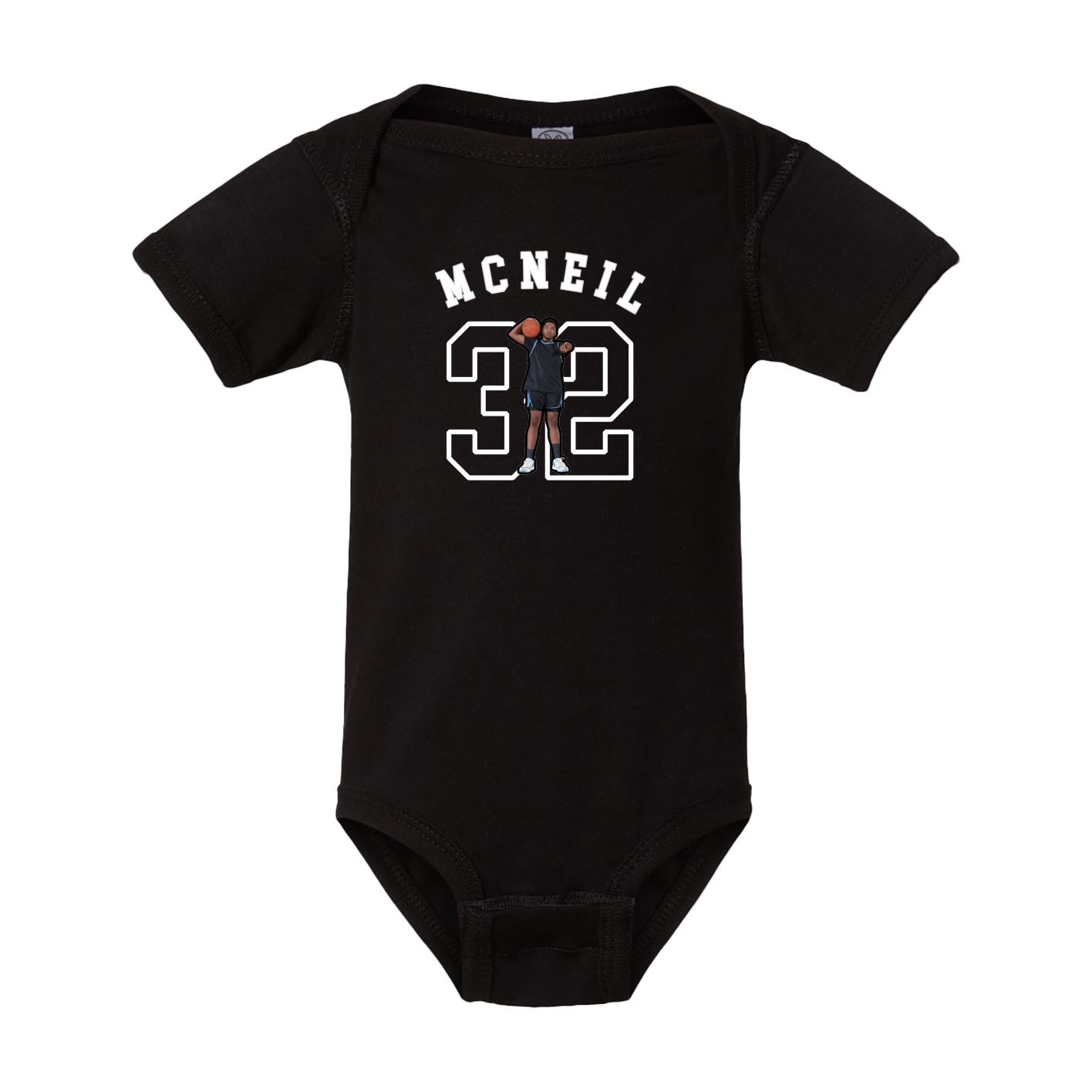 Baby Onesie — Shirsey Arch in Black