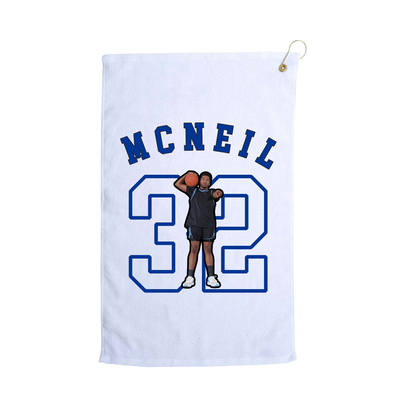 Golf Towel — Shirsey Arch in White