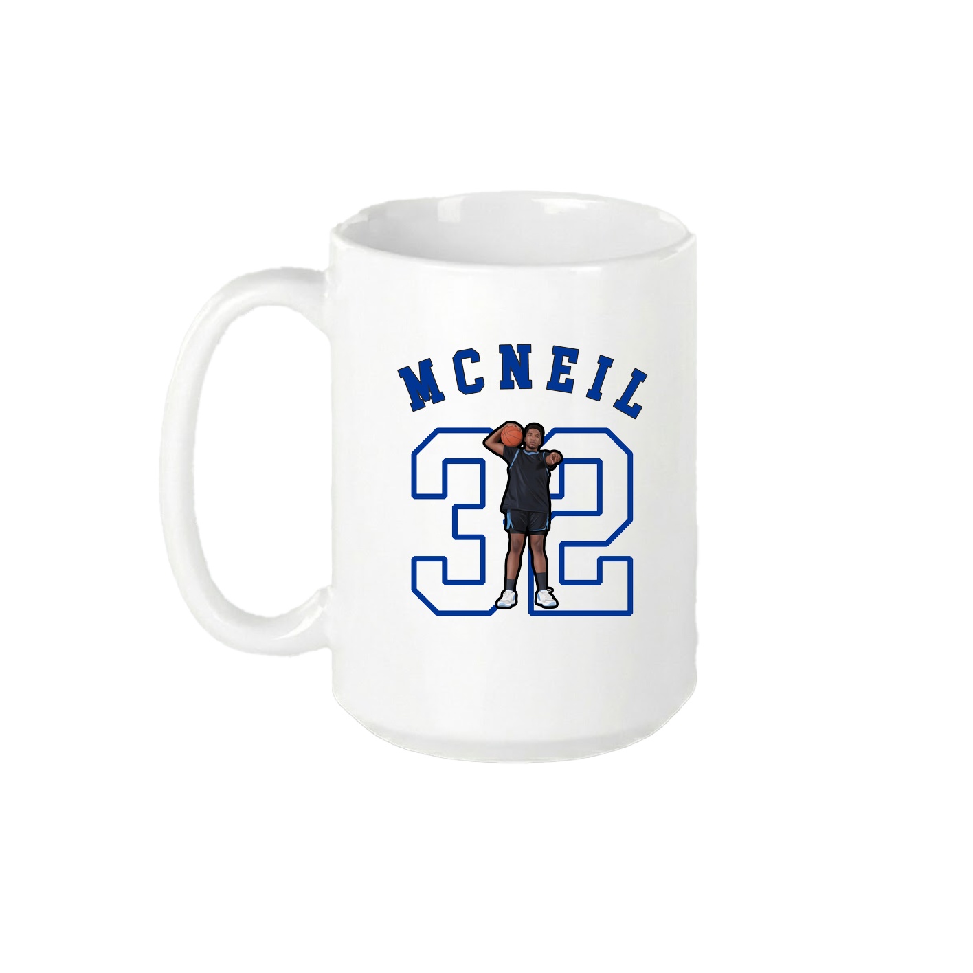 15oz Coffee Mug — Shirsey Arch in White