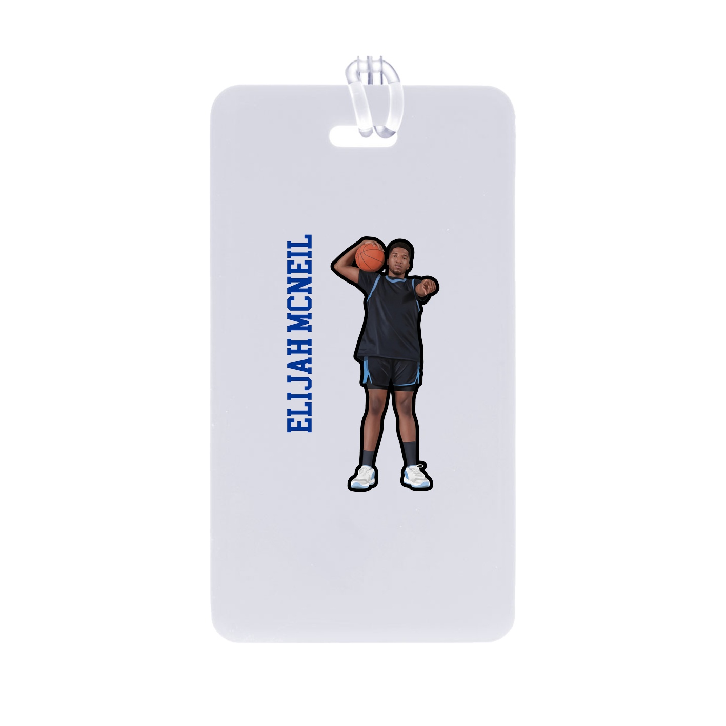Bag Tag — Name Vertical in Classic