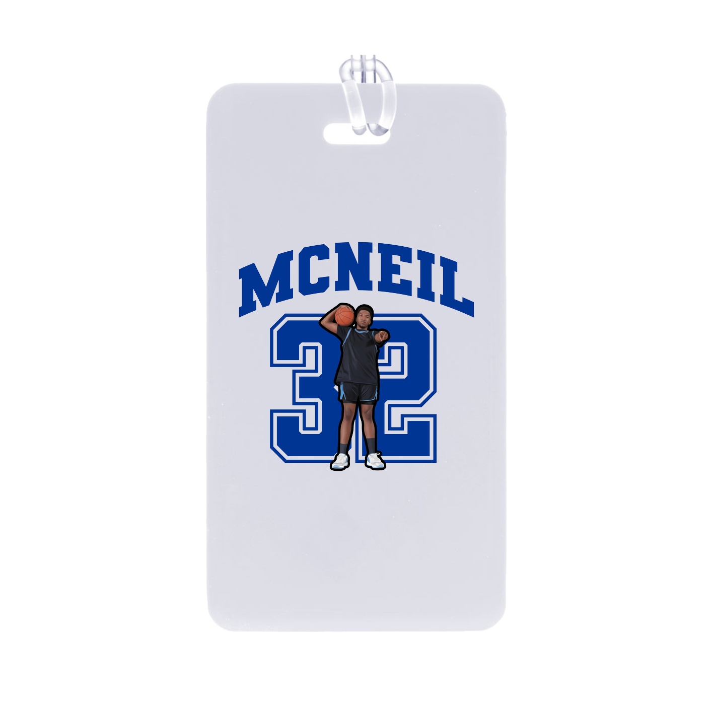 Bag Tag — Number in Classic