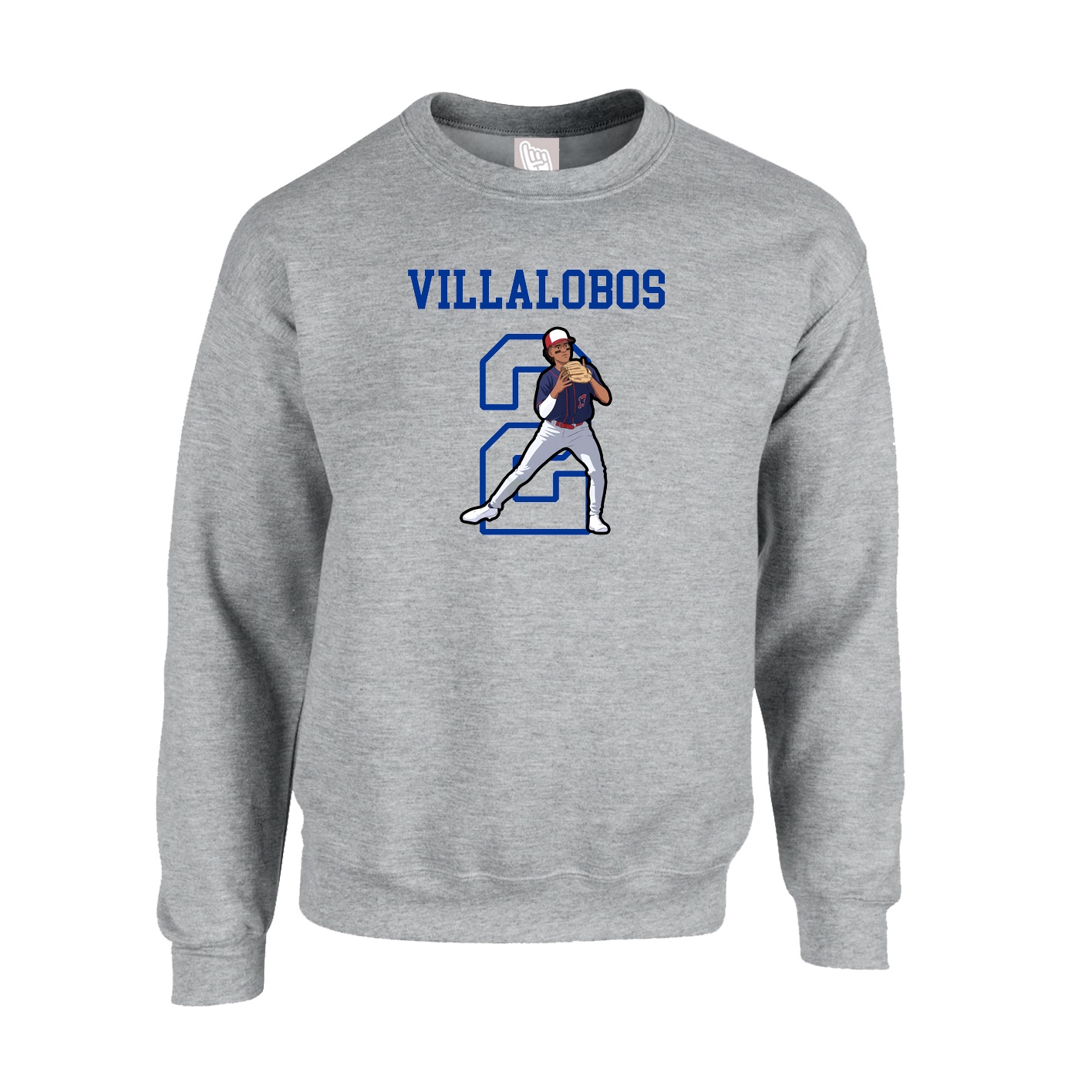 Fleece Crew — Shirsey in Grey
