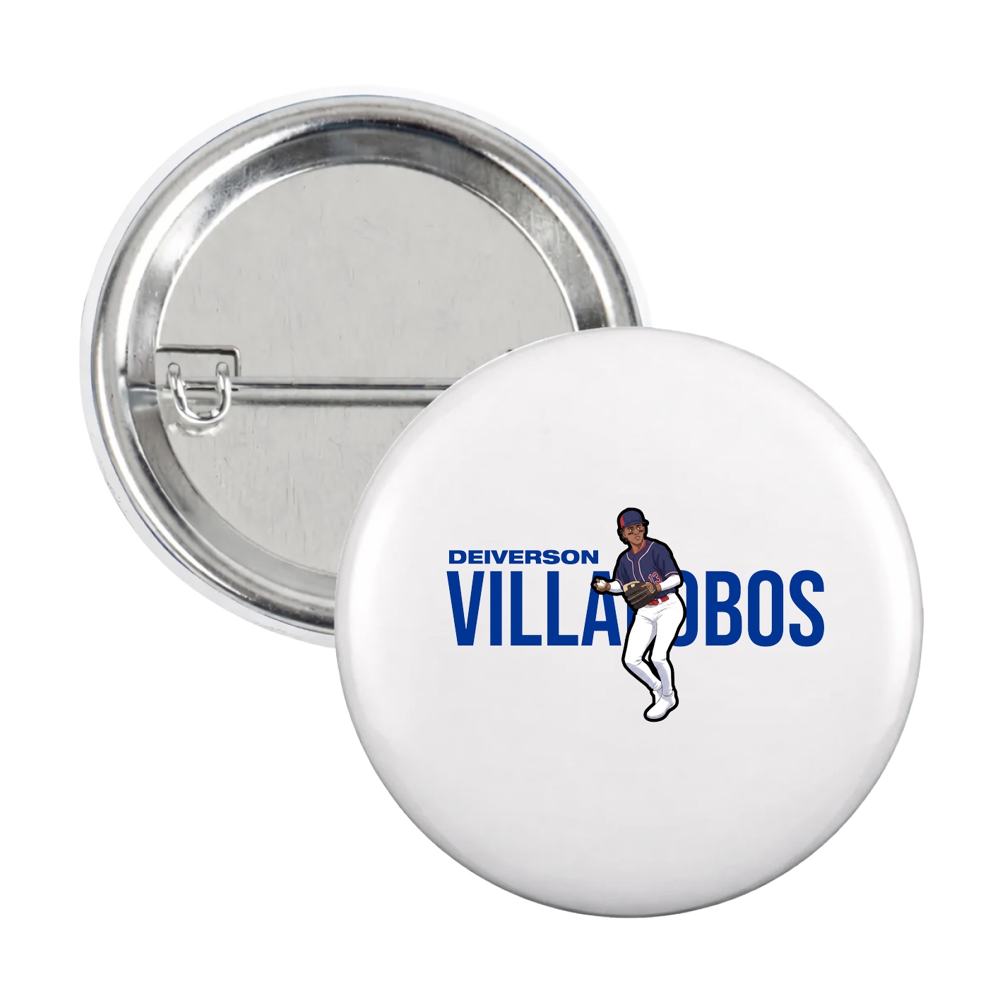 Game Day Button — Player Name in White