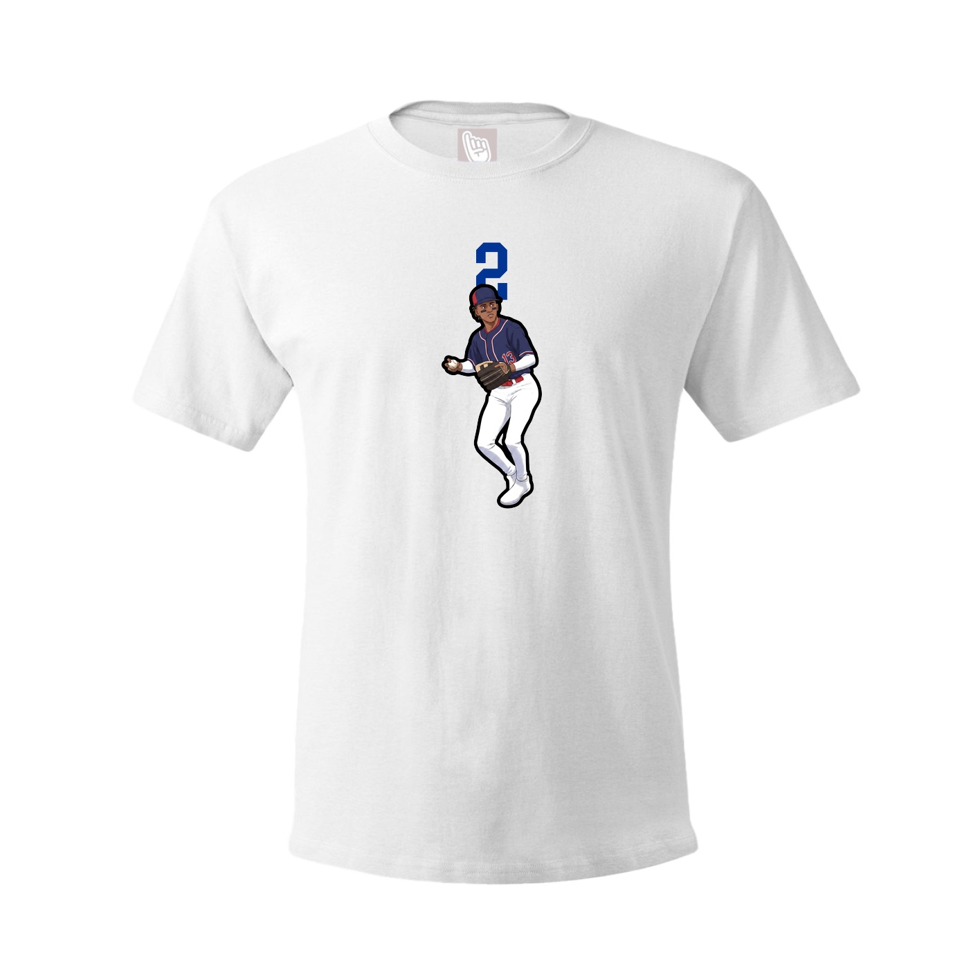 Tee — Number Top in White