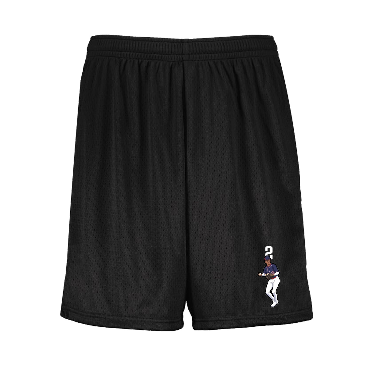 Shorts — Number Top in Black