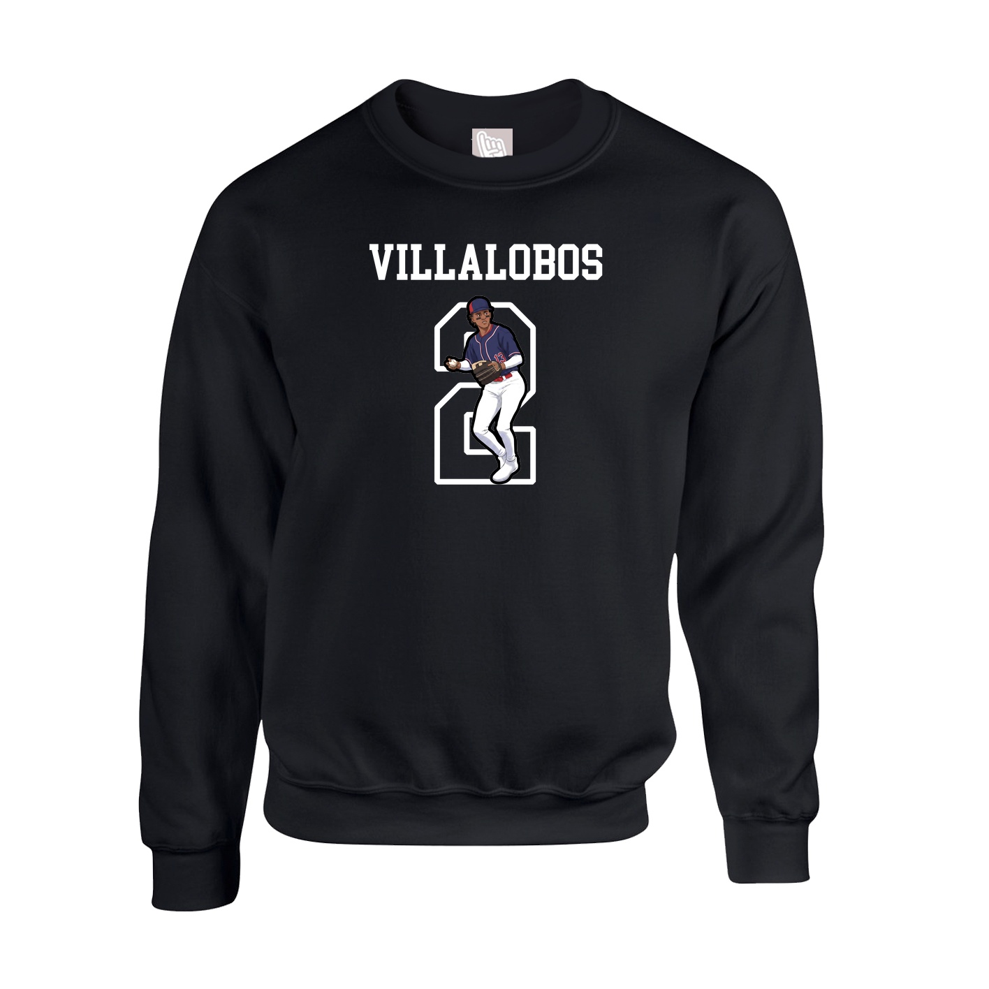 Fleece Crew — Shirsey in Black