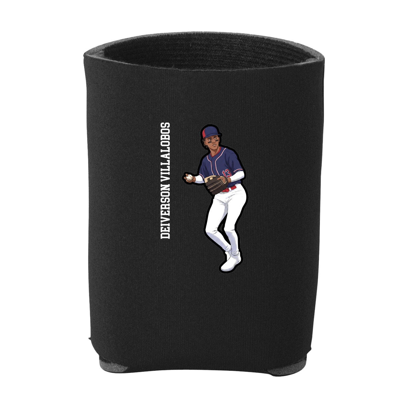 Can Holder — Name Vertical in Black