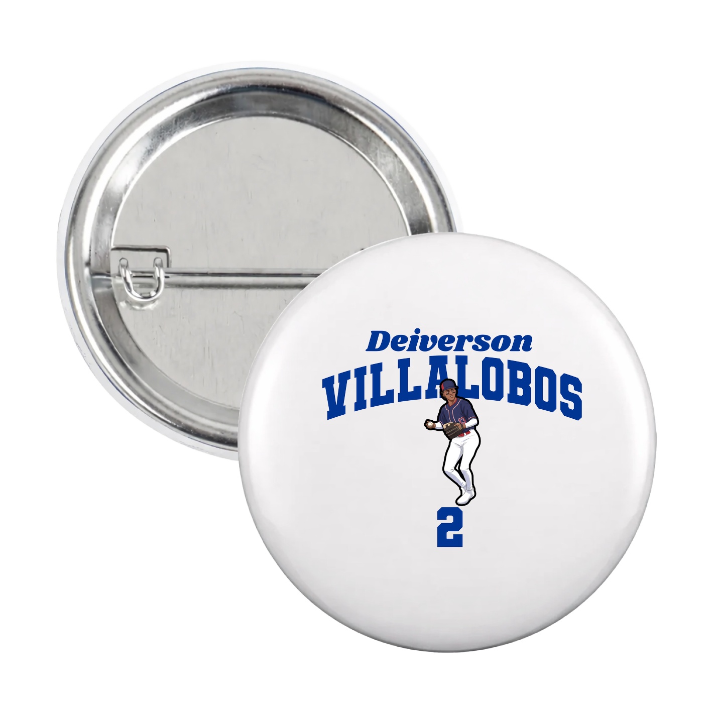 Game Day Button — Signature Arch in White