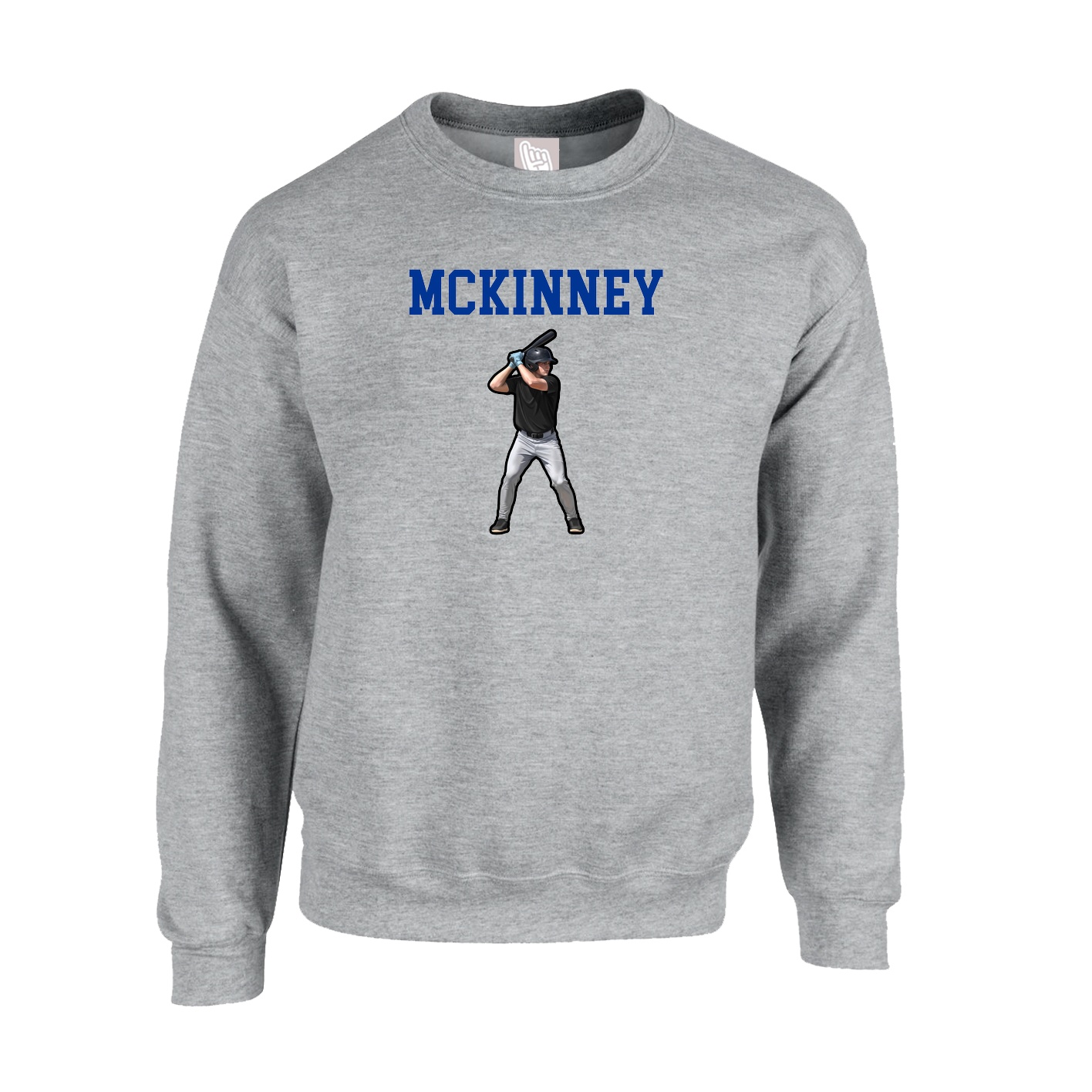 Fleece Crew — Shirsey in Grey