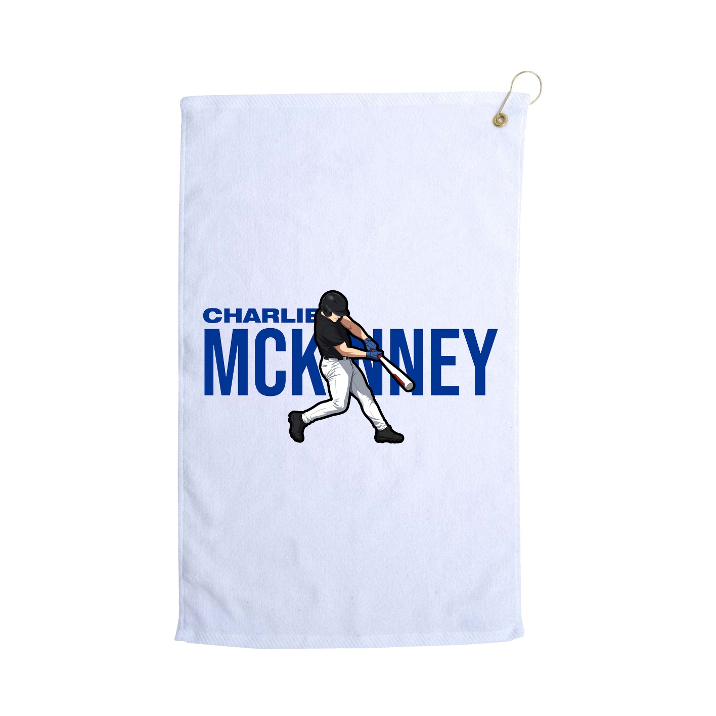 Golf Towel — Player Name in White