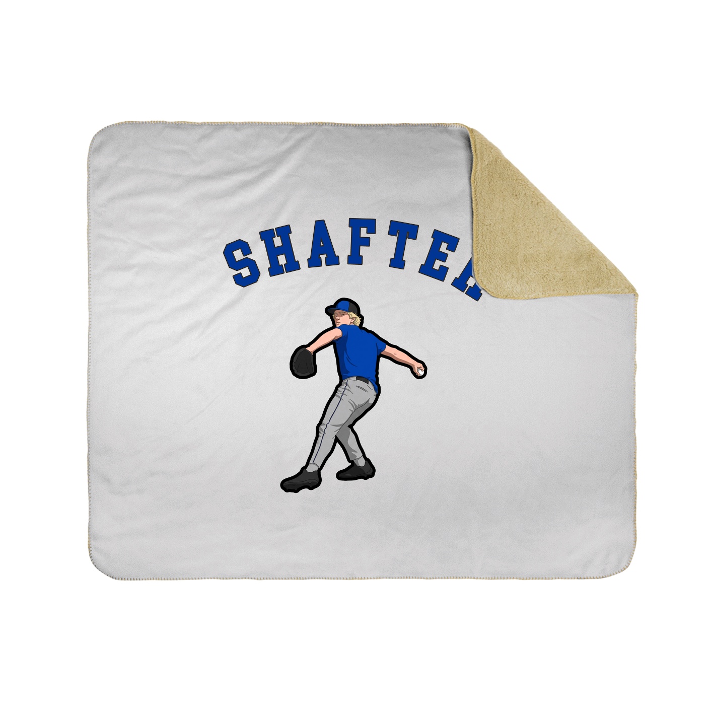 Throw Blanket — Shirsey Arch in White