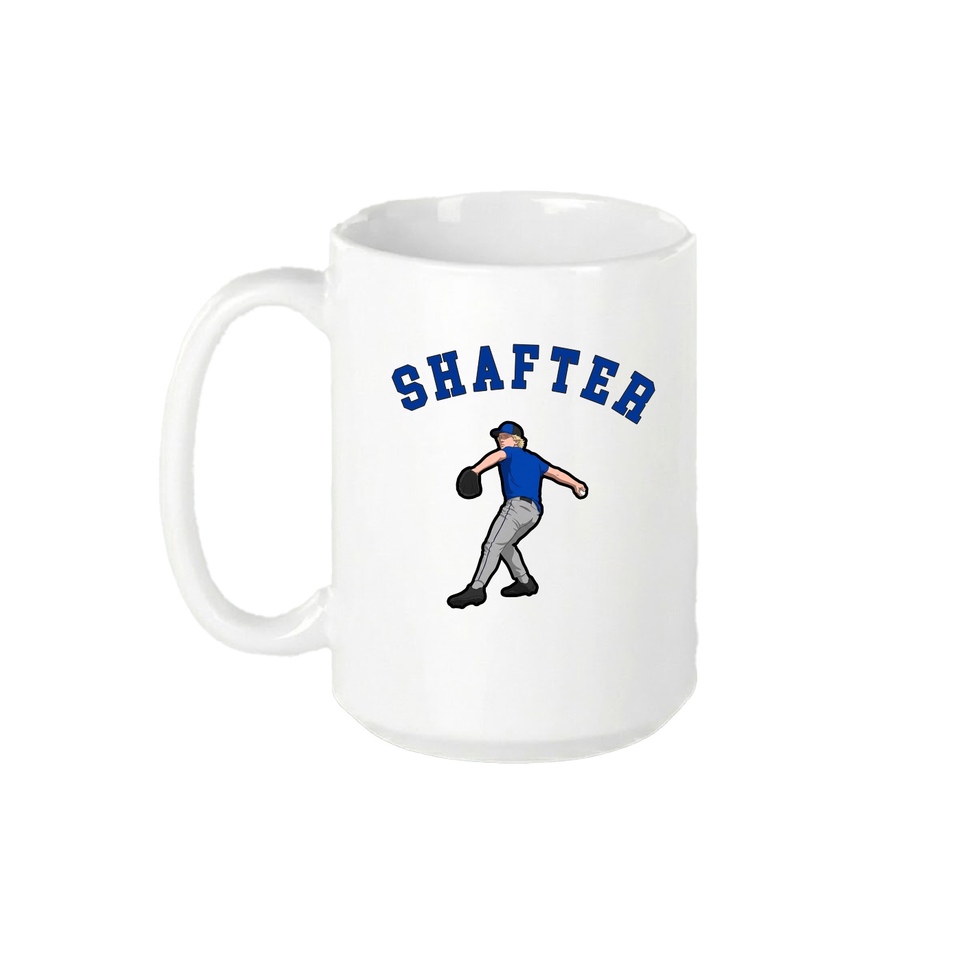 15oz Coffee Mug — Shirsey Arch in White
